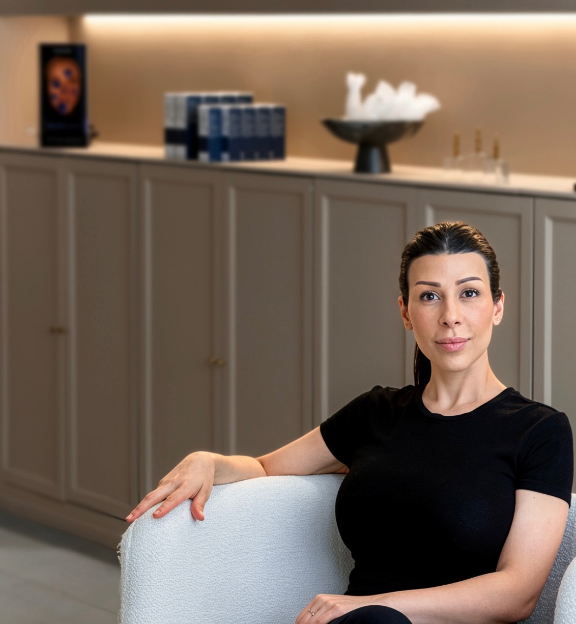 Maral Naghieh, CIDESCO-certifierad hudterapeut och grundare av The M Method